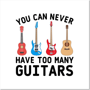 Guitar ukulele bass acoustic classic electric Posters and Art